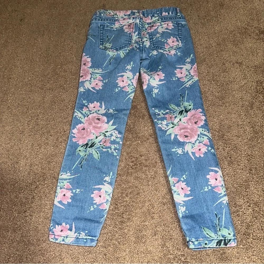 The Children's Place Jeans w/Pink Floral Design PM6